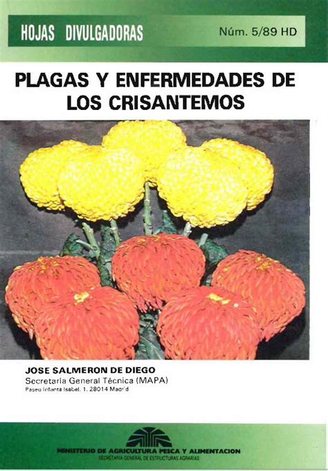 Pdf Plagas Y Enfermedades De Los Crisantemos Plagas Y