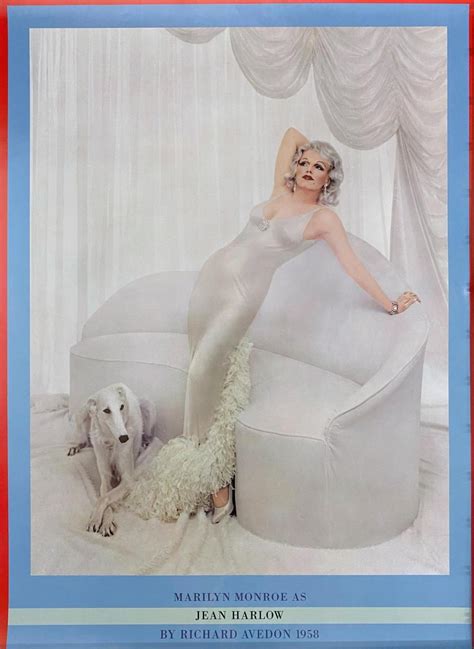 Marilyn Monroe As Lillian Russell Poster Richard Avedon 20 X 28 Poster