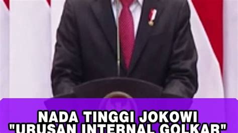 Jokowi Ditanya Isu Golkar Tak Ada Hubungan Nya Dengan Kita