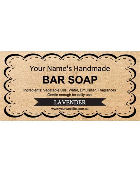 Handmade Soap Label Template 12 Free Printable Soap Label Templates Images