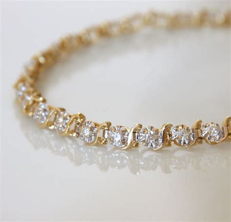 Diamond Tennis Bracelet With Diamonds Ct Nel