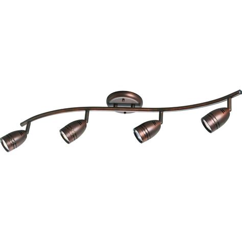 Progress Lighting 50w 1 Light Urban Bronze Spotlight Fixture The Home Depot Canada