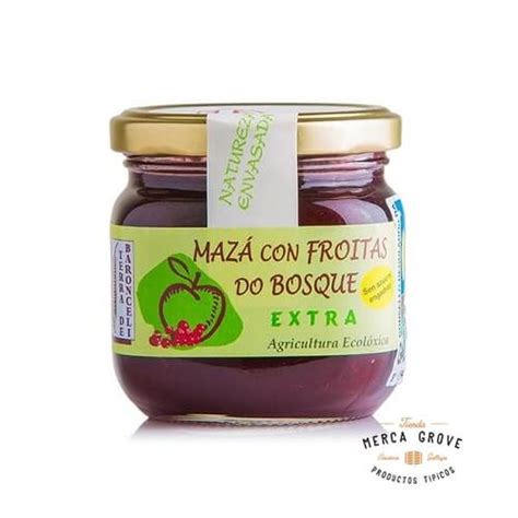 Mermelada de Manzana con Frutas del Bosque Ecológica mercagrove