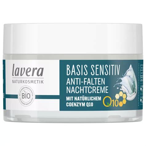 Lavera Basis Sensitiv Crème de Nuit Anti Rides en vente en pharmacie