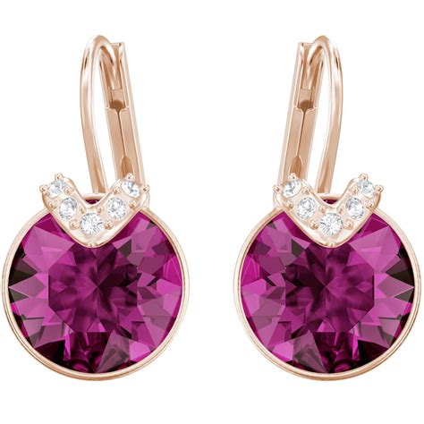 Boucles D Oreilles Swarovski 5389357 Boucles D Oreilles Acier Rose