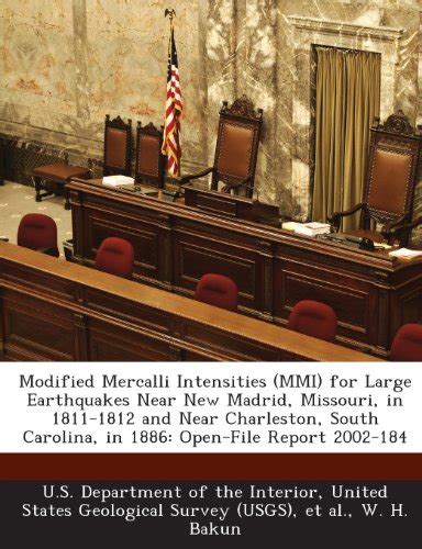 Modified Mercalli Intensities Mmi For Large Earthquakes Near New