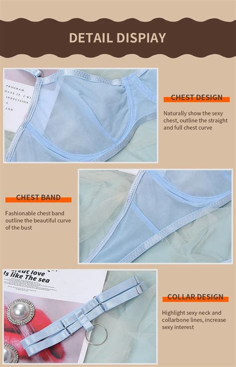 New Fashion Bondage Transparent Lace Mesh Garter Erotic Lingeries For Sex Sexy Mature Women