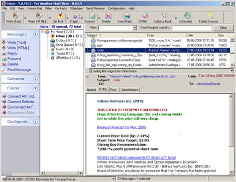 Yet Another Mail Client YAMC 0 9 8 9 Program Pocztowy