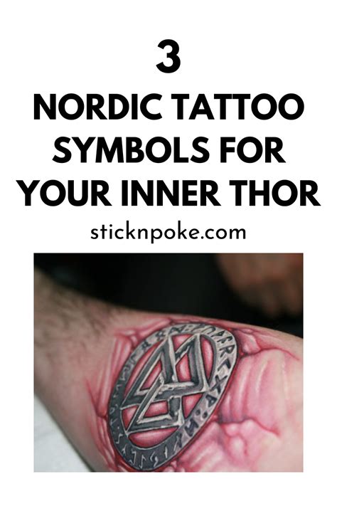 3 Nordic Tattoo Symbols For Your Inner Thor | Nordic tattoo, Nordic ...