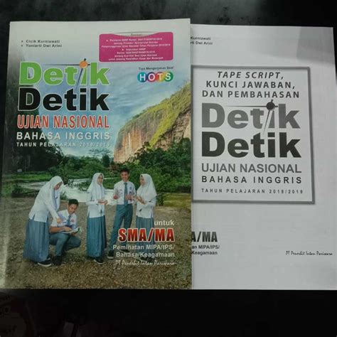 Jual Buku Ujian Nasional Detik Detik Sma Ma Bahasa Inggris Intan