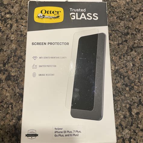 Otterbox Glass Screen Protector For Iphone 8 Plus 7 Plus 6 Plus 6s Plus Clear Ebay