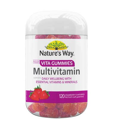 Natures Way Adult Vita Gummies Probiotic Prebiotic 65 Gummies