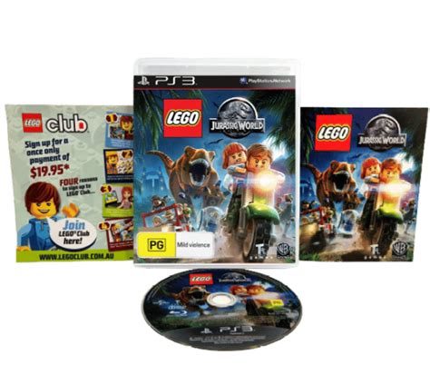 Lego Jurassic World Ps3 Mint Complete Appleby Games