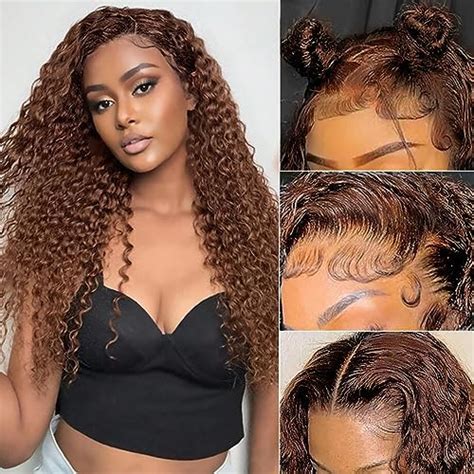 Amazon Oxeyegirl Inch X Deep Wave Light Chocolate Brown Hd