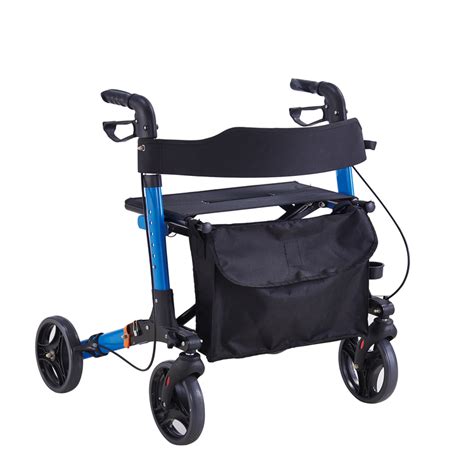 Supply Height Adjustable Shopping Medical Walker Rollator Wholesale