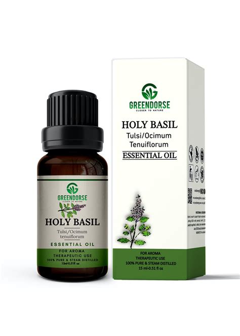 Get Holy Basil Essential Oil 15 Ml At ₹ 249 Lbb Shop