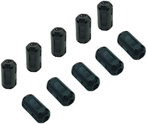 20pcs Clip On Ferrite Chokes Ring Core RFI EMI Noise Suppressor High