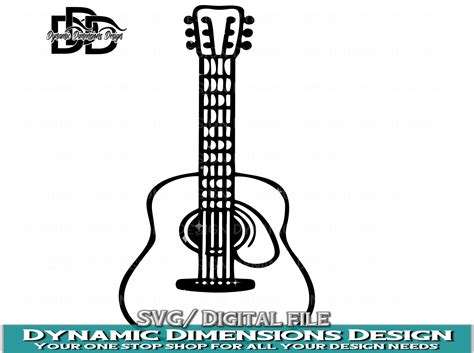 Guitar Clipart Graphic By Dynamic Dimensions · Creative Fabrica