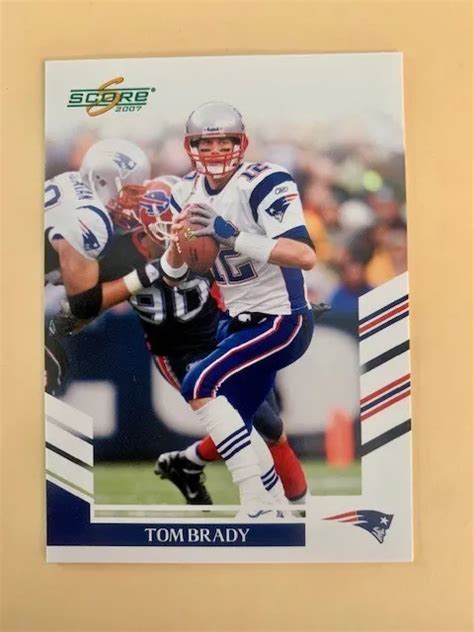 CARTE TOM BRADY New England Patriots 2007 Donruss SCORE 155 EUR 3 66