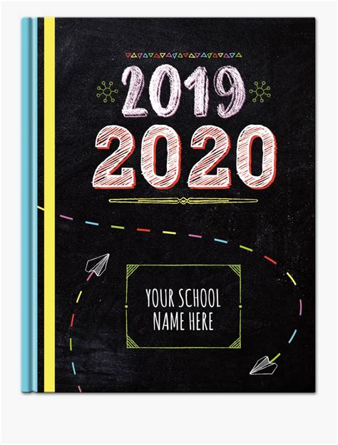 Pictavo Chalkboard Yearbook Cover - Yearbook Themes 2024