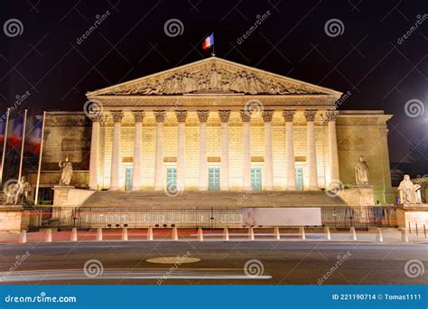 French National Assembly, Paris, France Editorial Stock Image - Image ...