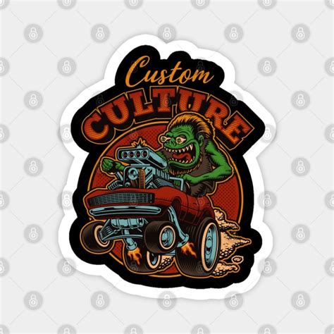 Hot Rod Custom Culture Hot Rod Custom Retro Vintage Magnet Teepublic