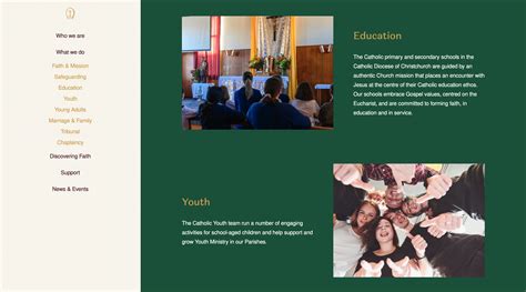 Catholic Diocese Of Christchurch Design And Digital Agency