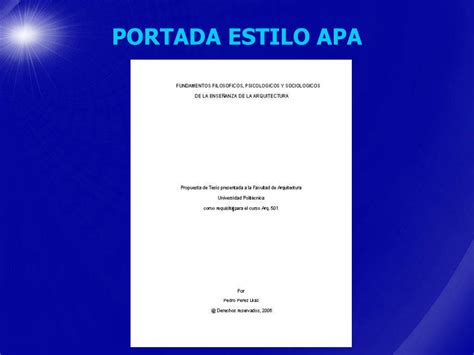 Ppt Formato Para Trabajos Escritos Estilo Apa En EspaÑol Powerpoint