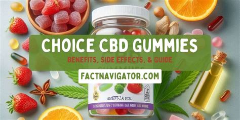 Choice Cbd Gummies Benefits Side Effects And Guide