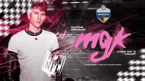 Machine Gun Kelly Performt Halbzeitshow Beim NFL Munich Game 2024