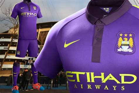 Manchester City Unveil New Ribena Coloured Cup Kit Ahead Of Champions