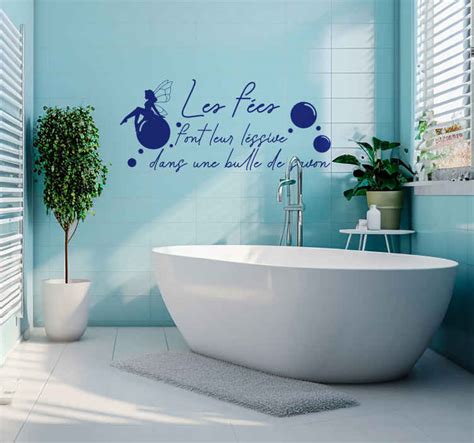 Sticker salle de bain La Lessive des Fées TenStickers