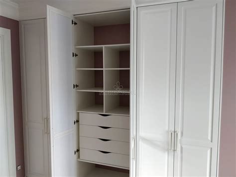 Встроенный шкаф «Мэйпл» для спальни классический стиль, Арт.561