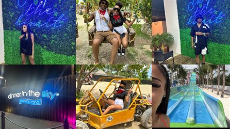 Punta Cana Baecation Vlog Part Two Water Park We Went Dinner In The Sky