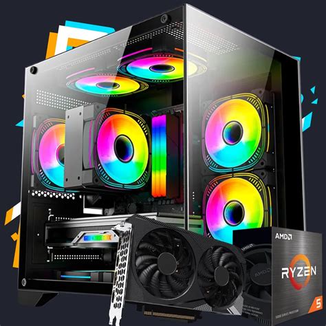 Pc Gamer RX 6600 / AMD Ryzen 5 4500 / 16GB DDR4 / Radeon RX 6600 8GB ...
