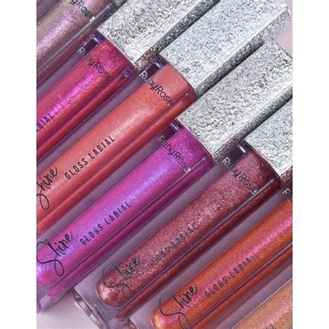 Gloss Labial Shine Glitter Ruby Rose Shopee Brasil