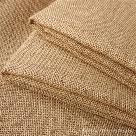 M Luxury Jute Hessian Burlap Fabric Wedding Craft Upholstery Cm