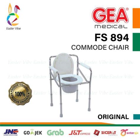 Promo Gea Fs Commode Chair Kursi Bab Lipat Kursi Bab Bak Pasien