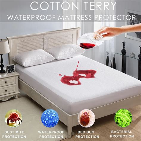 Lfh 140x200cm Cotton Terry Matress Cover Bed Bugs Proof Mattress Pad Cover For Mattress Sofa Bed