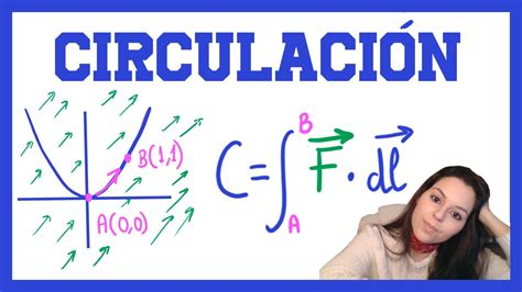 Circulaci N De Un Campo Vectorial En Una Curva Youtube