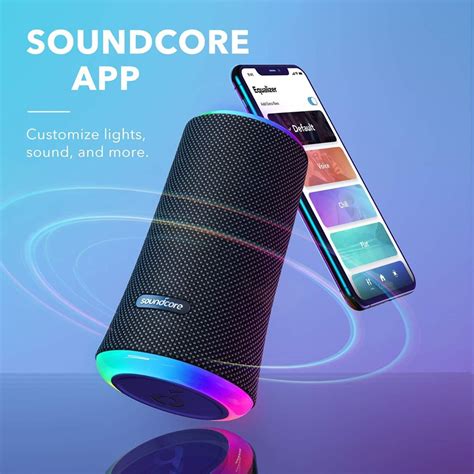 Anker Soundcore Flare Black Waterproof Bluetooth Speaker South Africa