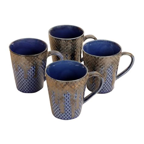 Buy Moorni Midnight Blue Coffee Mugs Set Of In Dubai Abu Dhabi