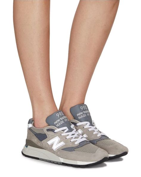 New Balance Made In Usa 998 Core Sneakers In Gray Lyst