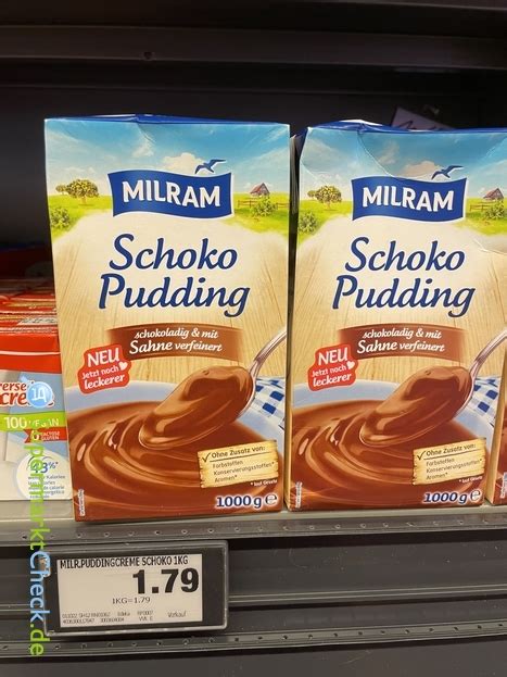 Milram Schoko Pudding Preis Angebote Kalorien Nutri Score