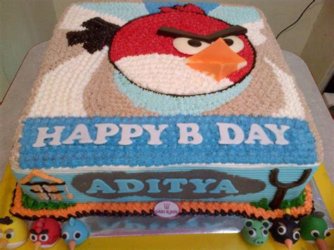 Sarikaya Cakes Kue Ulang Tahun Angry Bird Sablon Ukuran X Cm