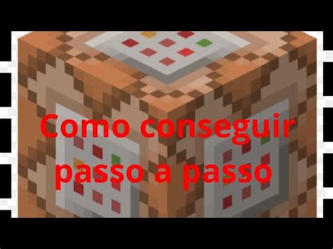 Como Conseguir Um Command Block No Minecraft Youtube