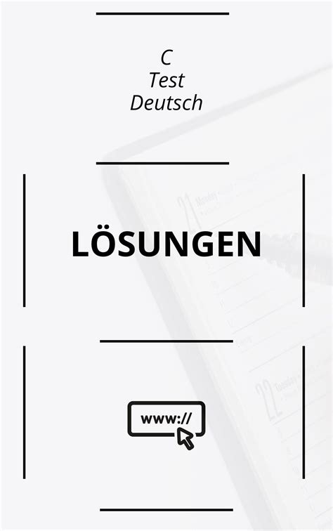 C Test Deutsch Mit Lösungen