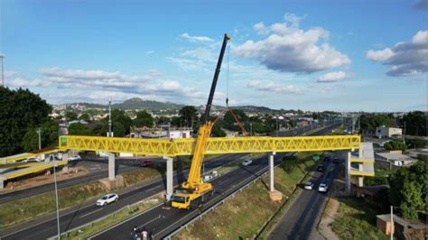 Concluído O Içamento Da Travessia Na Terceira Passarela Da Ers 118