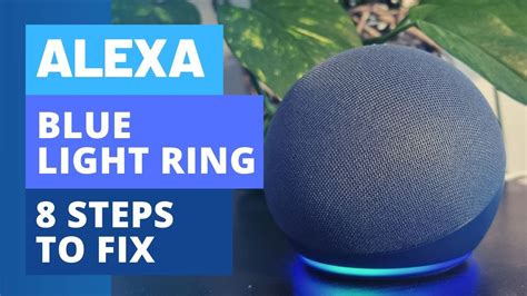 Steps To Fix The Alexa Blue Spinning Light Ring Youtube