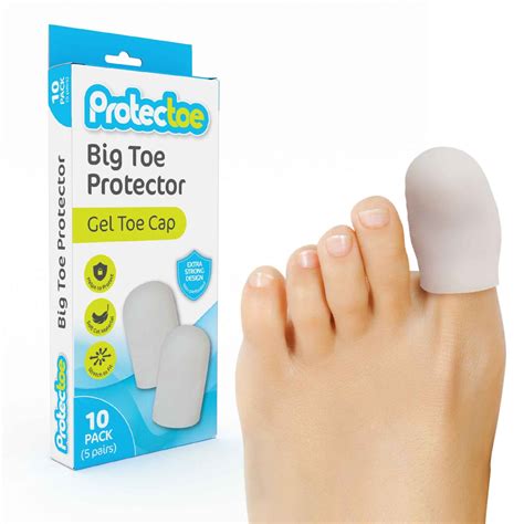 Protectoe Big Toe Protector Non-Perforated Extra Strong Design - Pack